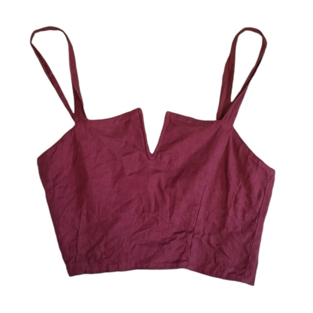 Sugar‎ Candy Mountain Brittany Linen Top